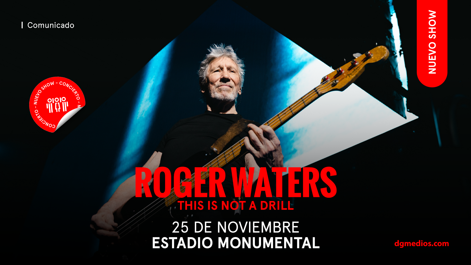 Cartelera Roger Waters regresa a Chile con su tour “THIS IS NOT A