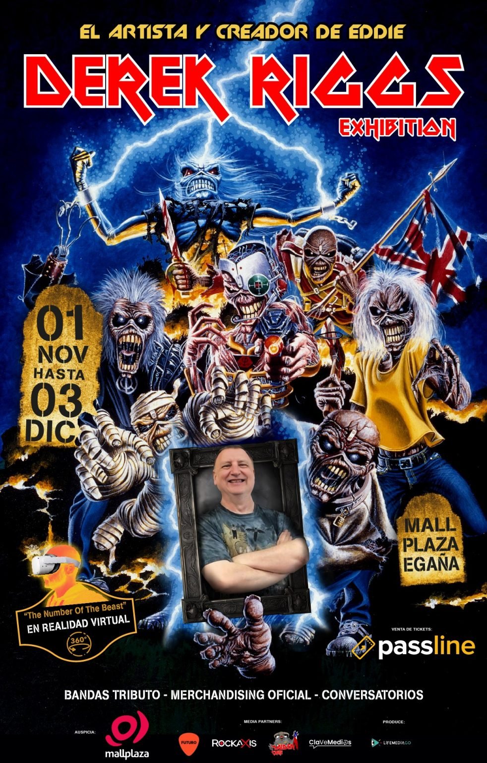 Noticias | Exposición de Derek Riggs llega a Chile: el padre de Eddie ...