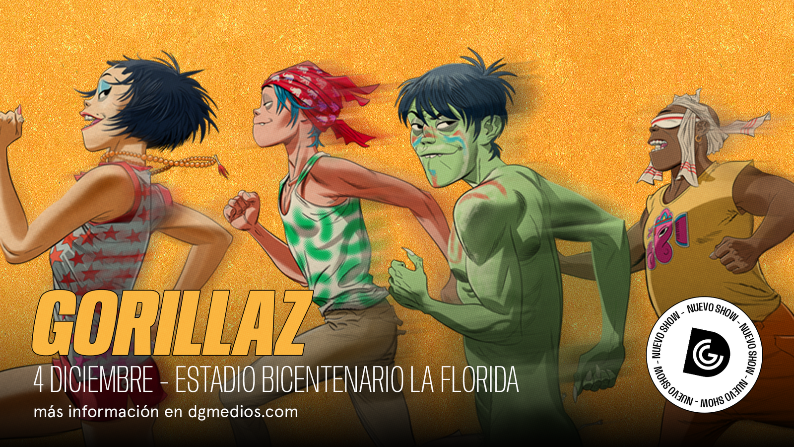 Noticias | ¡Gorillaz regresa a Chile! | Rock Legacy Webzine