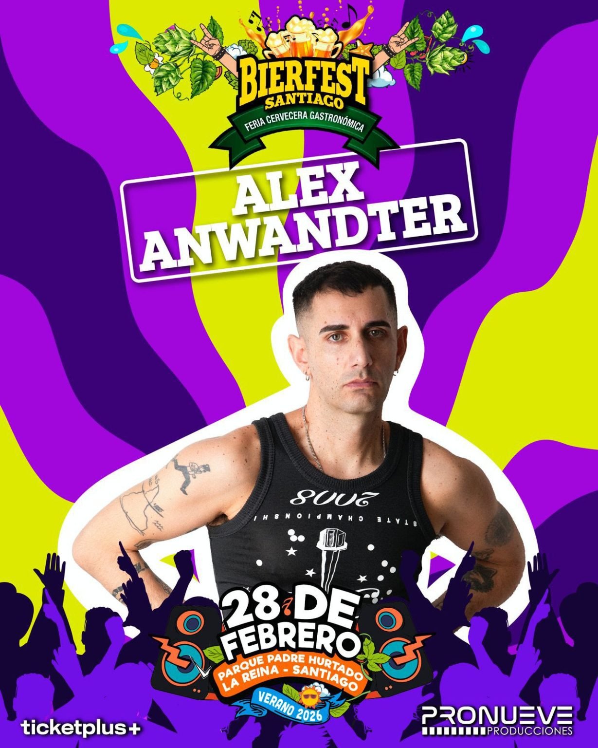 Cartelera | Bierfest Santiago 2026 confirma a Alex Anwandter como una ...