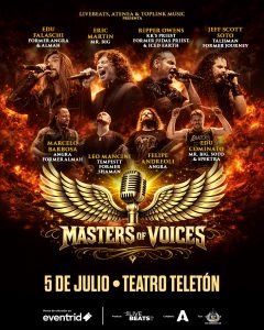 Cartelera | Masters Of Voices llega a Chile con Eric Martin, Edu Falaschi, Tim “Ripper” Owens y Jeff Scott Soto